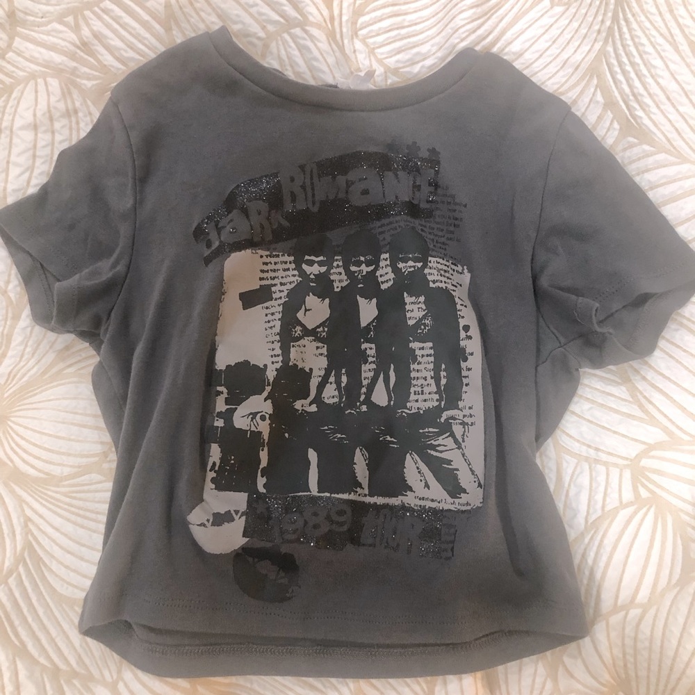 garage dark romance crop top